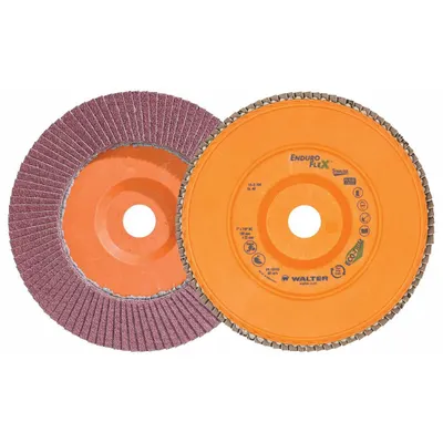 WALTER SURFACE TECHNOLOGIES Angle Grinder Grinding Wheels: Type 29, 6 in x 5/8"-11, 36 Grit - Contaminant-Free Grinding Wheels for Stainless Steel