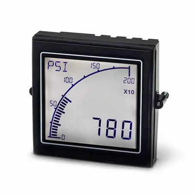 TRUMETER Digital Process Meter: 9 Display Span - Min, 9,999 Display Span - Max - Process Digital Panel Meters