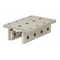 Linear Bearing: 15 Series, 4 in L x 1 7/8 in W x 6 in H, Silver, Double Flanged, High-Cycle (MPN 6836)