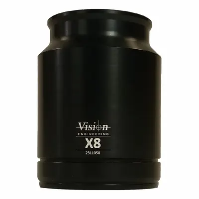 VISION ENGINEERING Mantos PIXO/ERGO 8X Objective Lens: 8X PIXO/ERGO Objective - Microscope Lenses
