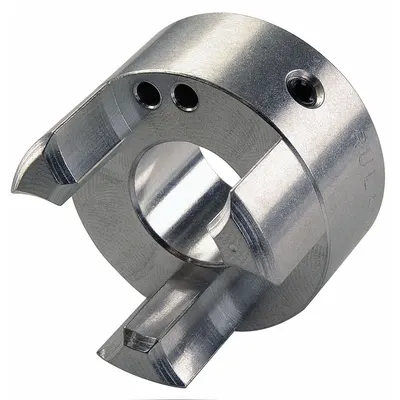 RULAND MANUFACTURING Jaw Coupling Hub: MJS51 Coupling Size, 50.8 mm Outside Dia, Metric - Zero-Backlash Curved Jaw Coupling Hubs
