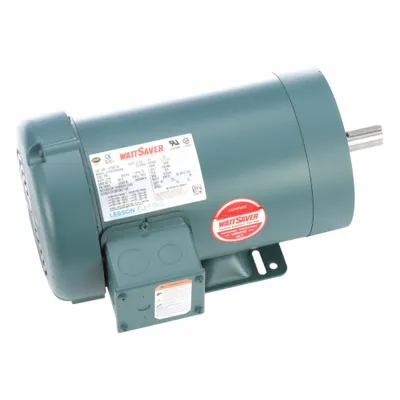 LEESON General Purpose Motor: Rigid Base Mount, Totally Enclosed Fan Cooled, 3 hp - Rigid Base 3-Phase General Purpose AC Motors