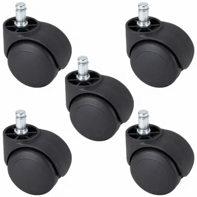 OEM Stem Caster Kit: Swivel - Friction-Ring Stem Caster Kits for Furniture & Office Equipment