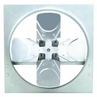 Exhaust/Supply Fan: 18 in Blade, 1/3 hp, Totally Enclosed, 208-230/460V AC, 3 ph