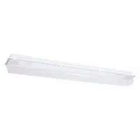 Linear Garage Light: LED, 4,900 lm, 5000K, 47 W Fixture Watt, 120 to 277V AC, White (MPN LXEP4-50ML-DFA-EDU)