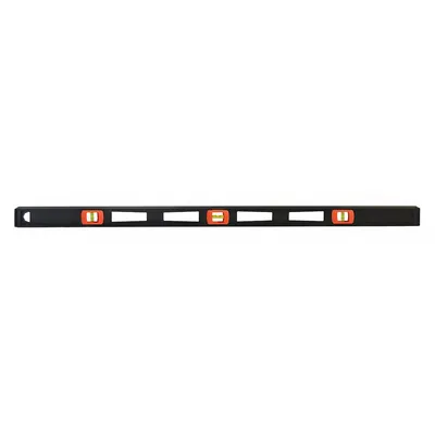 JOHNSON LEVEL I-Beam Level: Level & Plumb, I-Beam, 48 in Overall Lg, Top & Side Read - Standard I-Beam Levels