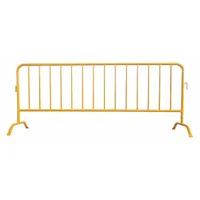 APPROVED VENDOR Crowd Control Barrier: Manual Carry, 40 1/2 in Ht, 8 1/2 ft Lg, 20 in Wd, Yellow