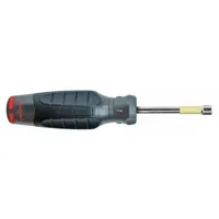 PROTO Hollow Round Shank Nut Driver: Straight, SAE, Without Magnetized Tip, Std, 7/16 in Tip Size (MPN JN71604R)