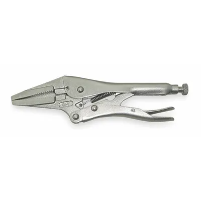 WESTWARD Locking Plier: Long Nose, Quick Release, 1 1/2 in Max Jaw Opening, 4 in Overall Lg - Long-Nose Locking Pliers