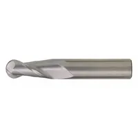 CLEVELAND Ball End Mill: Carbide, TiAlN Coated, 2 Flute, 5/16" Mill Dia, 1-5/8" LOC, 4" OAL (MPN C80945)