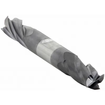 YG-1 Square End Mill: Carbide, TiAlN Coated, Double End, 4 Flute, 1/2" Mill Dia - Double-End Carbide Square End Mills
