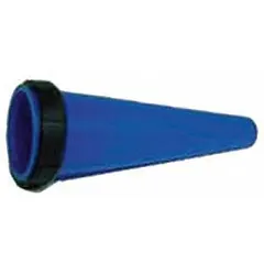 Blue flashlight wand accessory for compatible flashlights. Overall length 5 3/4 in. Used to improve visibility and safety in low-light conditions, such as signaling hazards, marking boundaries, or directing traffic in industrial environments.