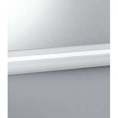 PAWLING CORP EBR-30 Accent Rail, PVC, Linen White, 2 in H x 12 ft L - PVC Crash Rails & Bumper Guards