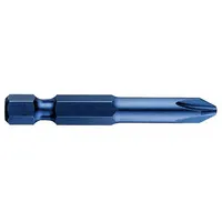WESTWARD Power Bit: Power Bit, Imperial, PH0 Bit Industry Size, #0 Bit Size, Std, Impact Rated, 5 PK (MPN 40L621)