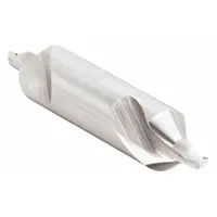 KEO Center Drill: Plain Type, #6, 60°, 3 in Overall Lg, High Speed Steel (MPN 906-000-135)