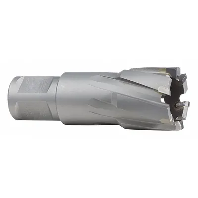 MILWAUKEE Annular Cutter: 1 3/8 in Cutter Dia, 2 in Max Cutting Dp, Bright, Carbide - Carbide-Tipped Annular Cutters for Toughest Materials