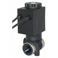 SPARTAN SCIENTIFIC Solenoid Valve: 2-Way, Normally Closed, 1/8 in Pipe Size, 24V DC, Nylon Body (MPN 3827-E60-AA83B)