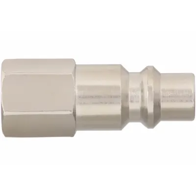 SPEEDAIRE Quick Connect Hose Coupling: 3/8 in Body Size, 1/4 in Hose Fitting Size - Industrial Interchange Steel Quick-Connect Air Coupling Plugs