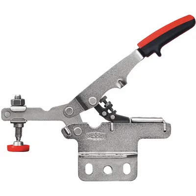 BESSEY Auto-Adjust Toggle Clamp: Std Horizontal Handle, Vertical Base Mounting - Auto-Adjusting Toggle Clamps