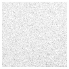 Mineral fiber ceiling tile from the Ultima series, white with a soil-resistant finish. Beveled tegular edge for 15/16 in grid systems. Suitable for corridor applications requiring high sound absorption and blocking. High light reflectance (83% or more) and high recycled content (50% or more).