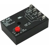 Time Delay Relay: Off Delay, Fan Blower Control, 12 sec to 390 sec, 18 to 30V AC, 1 A, 4 Pins (MPN ICM253B)