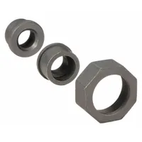 Steel union with 1/4 in female socket connections on both ends, rated Class 3000 for extreme-pressure service. Socket-weld design provides a permanent joint for high-pressure piping systems. Commonly used in steam, hydraulic, and process piping applications