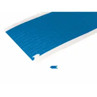 Identification Arrow Tape: Blue, 1/8 in Wd, 3/16 in Lg, Vinyl, 425°F Max Temp, Continuous Roll (MPN SH-22232)