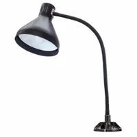 O.C. WHITE Task Light: LED, Power Cord, Gooseneck, 22 in Arm Reach, 810 lm Max Brightness, 5000K (MPN HDT-22GN-SD)