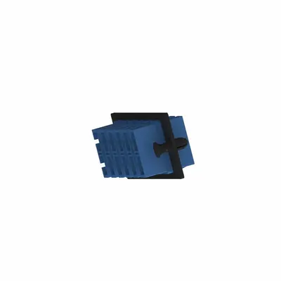 PANDUIT Fiber Optic Adapter Panel: Single Mode, OS2, 6 Fiber Ports, SC, UPC, Duplex - Fiber Optic Adapter Plates