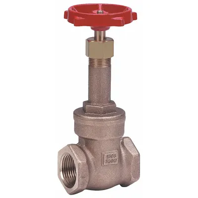 MILWAUKEE VALVE Gate Valve: 2 1/2 in, Bronze, Rising, FNPT x FNPT - Rising Stem Bronze General Purpose Gate Valves