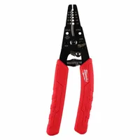 Wire Stripper/Cutter: 10 AWG to 18 AWG, 2 5/8 in Overall Lg, Rounded Edge Blade, Cut/Strip (MPN 48-22-3050)