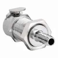 Quick Connection Coupling: Straight, 1/4 in ID Size, Barbed, Brass, 2 in Overall Lg (MPN LCD16004)