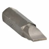 PROTO Insert Bit: Insert Bit, Slotted Head, Imperial, 10F-12R Bit Industry Size, Std, Impact Rated (MPN J60256)