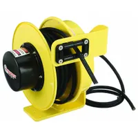 CONDUCTIX-WAMPFLER Extension Cord Reel: Ratchet Lock, 50 ft Cord Lg, 16 AWG, SOOW, Bare Wire Cord Lg (MPN XA-142160405011)