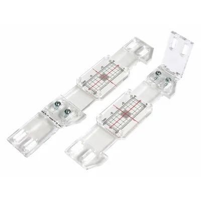 HUMBOLDT HC-2938 Crack Monitor, Clear, Black/Red, 0 mm Graduation - Crack Monitors