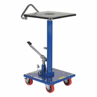 APPROVED VENDOR Lift Table: Not Powered, 200 lb Load Capacity, 16 in L x 16 in W, Steel, Hydraulic (MPN HT-02-1616A)