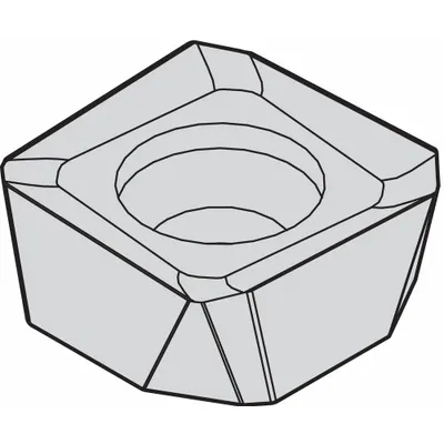 WIDIA SNKT1205AZR21 Square Indexable Milling Insert - Square (S) Indexable Milling Inserts