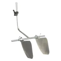 Replacement spray shield kit for Graco Line Striper model 248942. Includes two hex jam nuts. Used to control spray pattern and produce clean lines on pavement