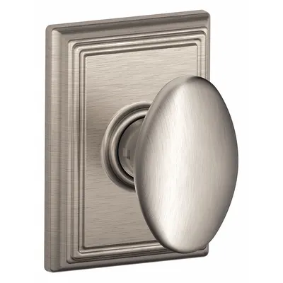 SCHLAGE F170 SIE 619 ADD Siena Dummy Knob Lockset, Nickel - Dummy Knob Locksets