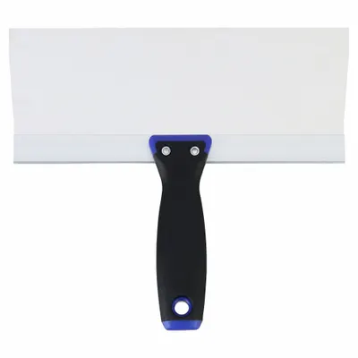 WESTWARD Taping Knife: Bld. Mat. Stainless Steel, Hdl. Mat. Polypropylene/TPR - Corrosion-Resistant Spreading Tools