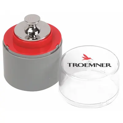 TROEMNER Calibration Weight: 1 kg Nominal Mass, Cylinder Calibration Wt, 1, Accredited - Class 1 Calibration Weights