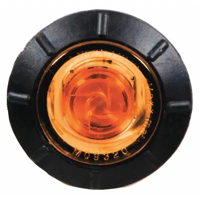 MAXXIMA Clearance Marker Light: Clearance Light, LED, Round, Surface Mount, Amber/Clear - Clearance Lights