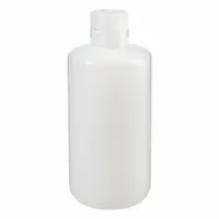 NALGENE Economy Bottle: HDPE, 32 fl oz, 1 L, Natural, 38-430 mm Screw Closure Size, Closure Included (MPN 312089-0032)