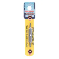 MEGAPRO Double Ended Driver Bit: Imperial, Hand, #10 – Security Torx® Bit Size and Type Side 1 (MPN TDT10-15-C-B)