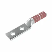 Compression Lug: For 2 AWG, Solid/Stranded Wire, 3/8 in Stud Size, Long, Copper Barrel (MPN YA2C2NTC38)