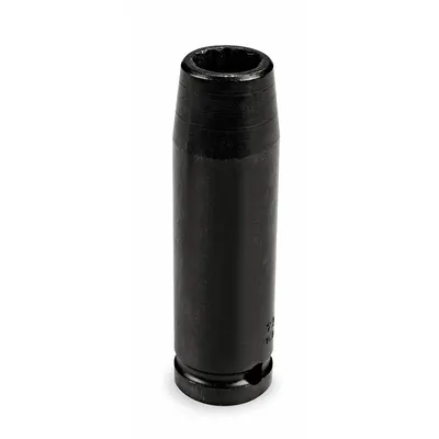 PROTO Impact Socket: 1/2 in Drive Size, SAE, 9/16 in Socket Size, 12-Point, Deep - 1/2" Drive Impact Sockets