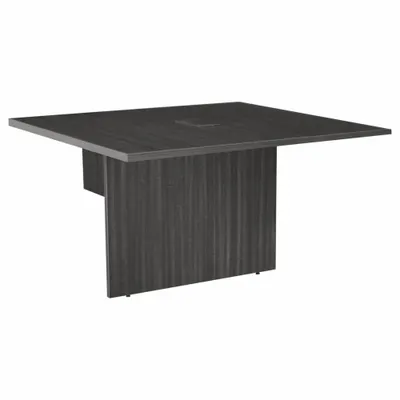 REGENCY Conference Table Extension: Rectangle, Melamine, Ash Gray, 48 in Overall Lg - Rectangular Conference Tables