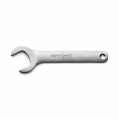 This single-end open end service wrench is designed for tightening or loosening SAE hex fasteners. The offset head provides improved access in confined spaces. Made of steel with a satin finish, it features a 1 13/16 in head size and 8 9/16 in overall length.