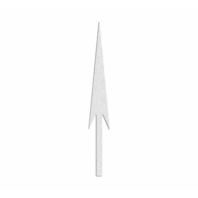 RAE Preformed Thermoplastic Pavement Markings: Straight Elongated Combo Arrow, White - Pavement Pre-Determined Messages