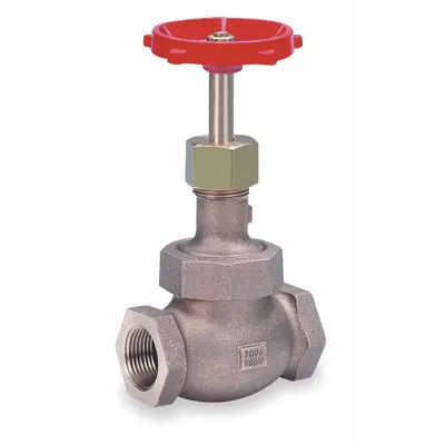 MILWAUKEE VALVE 572-3/8 Bronze Straight-Body General-Service Globe Valve - Bronze Straight-Body General-Service Globe Valves